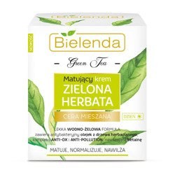 BIELENDA ZIELONA HERBATA MATUJĄCY KREM NA DZIEŃ CERA MIESZANA 50 ML
