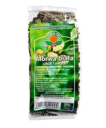 Natura Wita Morwa Biała Liście i Owoce 50g