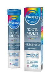 Plusssz 100% Multiwitamina Mężczyzna Complex 20 tabletek