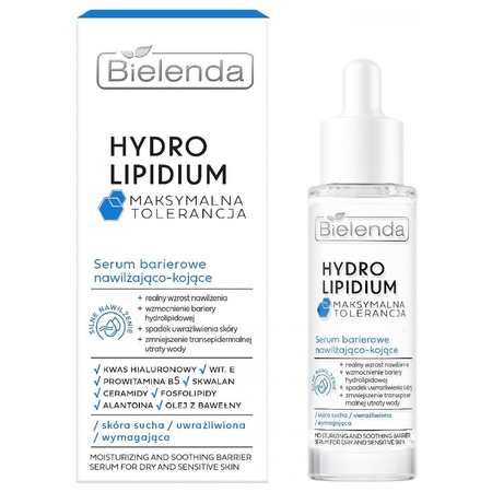 Bielenda Hydro Lipidium Maksymalna Tolerancja Serum Barierowe Nawilżająco-Kojące 30ml