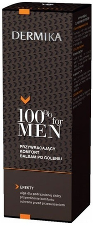 Dermika For Men Balsam Po Goleniu Przywracający Komfort Skóra Podrażniona 100 ml