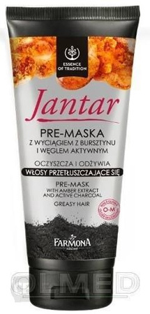 Farmona Jantar Pre-Mask with Amber Extract And Activated Carbon Oily Hair 200ml