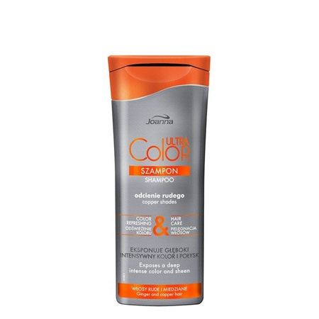 Joanna System Ultra Szampon Wlosy Rude Odcienie Rudości Czerwieni Kasztan 200 ml