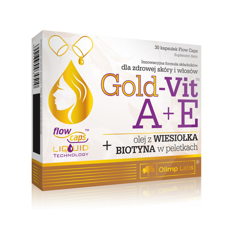 Olimp Gold-Vit A+E z wiesiołkiem i biotyną 30 kapsułek