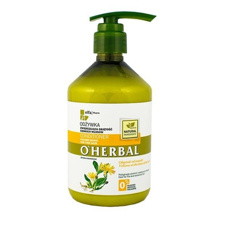 Elfa Pharm O'Herbal Odżywka Zwiększająca Objętość Cienkich Włosów Z Ekstraktem Z Arniki 500ml