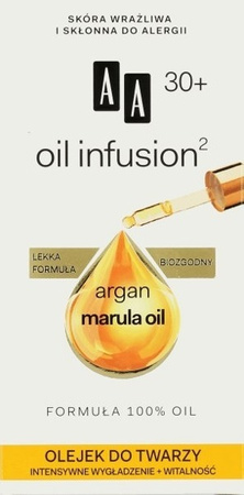 AA Oil Infusion Olejek Do Twarzy Intensywne Wygładzenie Witalność 30+ 15 ml