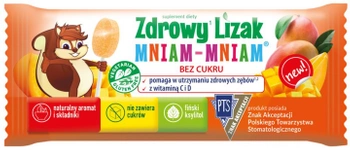 Starpharma Zdrowy Lizak Mniam Mniam bez cukru smak Mango 1 sztuka