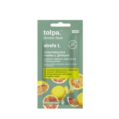 Tołpa - Dermo Face Strefa T - Enzymatyczna Maska Z Glinkami 8ml