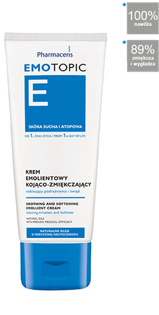 Pharmaceris Emotopic Krem Emolientowy Kojąco - Zmiękczający Do Ciała 200 ml +Szampon Kojacy gratis