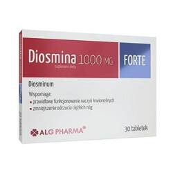 ALG PHARMA Diosmina 1000 mg Forte na ciężkie nogi 30 tabletek