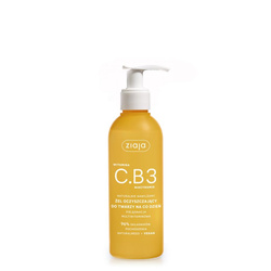 Ziaja Vitamin C. B3 Niacinamide Face Wash Gel for Mature and Dry Skin Vegan 190ml