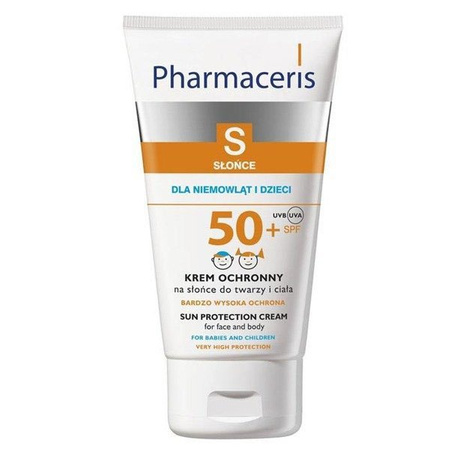 Pharmaceris Sun Protection Cream SPF 50 For Children For Face and Body 125ml