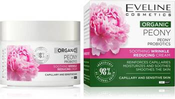 Eveline Organic Peony Soothing Wrinkle Reducing Cream for Capillary Skin 50ml