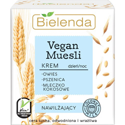 Bielenda Vegan Musli Krem Nawilzajacy Owies Przenica Mleko Kokosowe 50ml