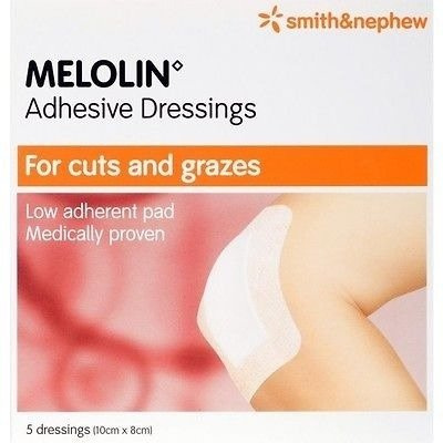 MELOLIN OPATRUNKI 10CM X 8 CM 1 SZTUKA