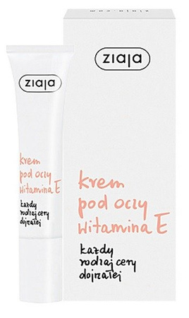 Ziaja Krem Pod Oczy Z Witaminą E Każdy Rodzaj Cery Dojrzałej Nieperfumowany 15ml