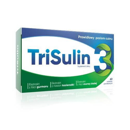 TriSulin na prawidłowy poziom cukru 60 sztuk