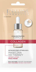 Eveline Concentrated Formula Collagen Błyskawicznie Liftingująca Maseczka do Twarzy 8ml