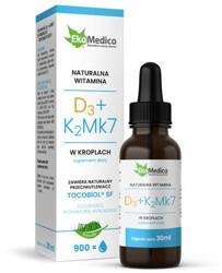 EkaMedica D3+K2Mk7 Naturalna Witamina W Kroplach 30ml