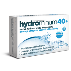 Aflofarm Hydrominum 40+ usuwa nadmiar wody z organizmu 30 Tabletek