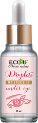 EcoU Nawilżające Rozjaśniające i Łagodzące Kropelki pod Oczy 15 ml