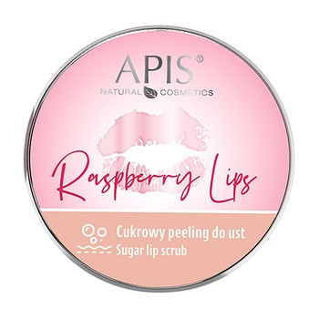 Apis Raspberry Lips Sugar Lip Scrub with Shea Butter and Sunflower Oil 10ml Best Before