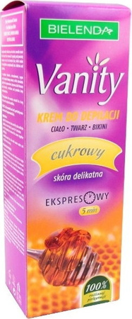 Bielenda Vanity Cukrowy krem do depilacji dla skóry wrażliwej 100 ml