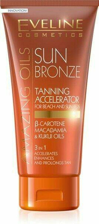 Eveline  SUN BRONZE Przyspiesza i Poglebia Opalanie Na Plaże i Do Solarium 150ml