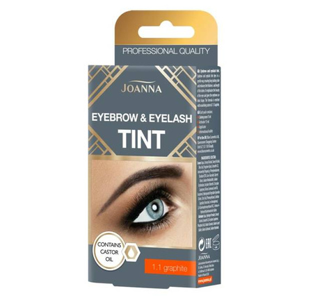 Joanna Henna Do Brwi I Rzęs Kremowa 1.1 Grafitowa 15ml
