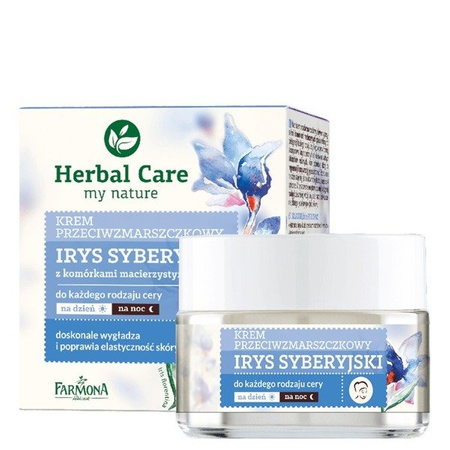 Farmona Herbal Care Irys Syberyjski Krem Przeciwzmarszczkowy do każdego rodzaju cery 50 ml