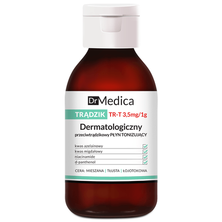 Bielenda Dr Medica TRĄDZIK Dermatologiczny przeciwtrądzikowy płyn tonizujący 250 ml