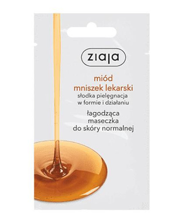 Ziaja Miód Mniszek Lekarski Łagodząca Maseczka 7ml 
