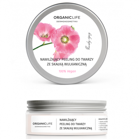 Organic Life Moisturizing Facial Scrub with Volcanic Rock 150ml