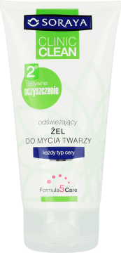 Soraya Clinic Clean Żel Do Mycia Twarzy Każdy Typ Cery 150ml