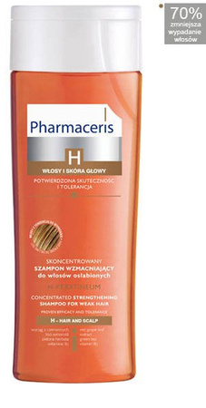 Pharmaceris Keratineum Skoncentrowany Szampon Wzmacniający Włosy Osłabione 250ml