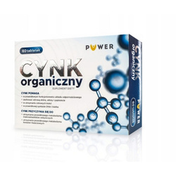 PUWER Cynk Organiczny 60 tabletek