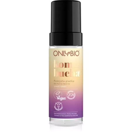 ONLYBIO Kombucha Puszysta Pianka Do Mycia Twarzy z Granatem i Aloesem 150ml