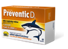Aflofarm Preventic D3 z olejem z wątroby z rekina + wit. D3 2000 j.m. + czosnek 60 kapsułek