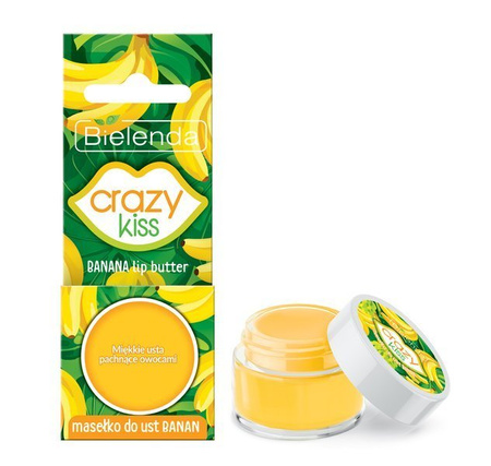 Bielenda Crazy Kiss Masełko Do Ust Bananowe 10g