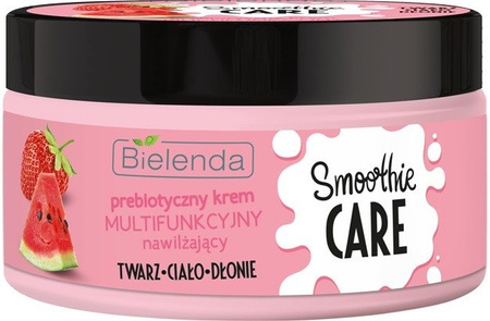 Bielenda Smoothie Care Prebiotic Multifunctional Moisturizing Cream - Strawberry and Watermelon 200ml