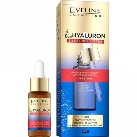Eveline Multinaprawcze Serum Przciwzmarszczkowe Na Noc 18ml