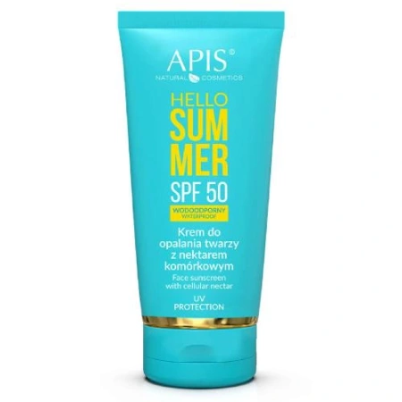 Apis Hello Summer SPF 50 Krem do opalania twarzy z Nektarem Komórkowym 50 ml