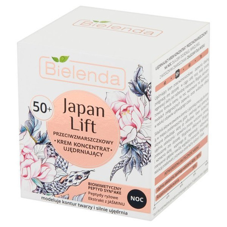 Bielenda Japan Lift Anti Wrinkle Firming Cream Concentrate 50+ Night 50ml