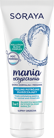 Soraya Cleansing Mania Triple Exfoliating Peeling 3in1 Dry and Normal Skin 75ml