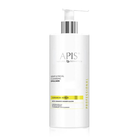 APIS Ceramide Repair Łagodna emulsja do mycia twarzy z Ceramidami i Beta Glukanem 500 ml