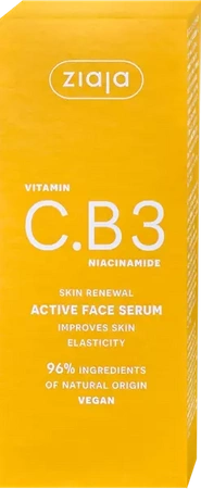 Ziaja Witamina C.B3 Niacinamide Aktywne serum do twarzy 30 ml