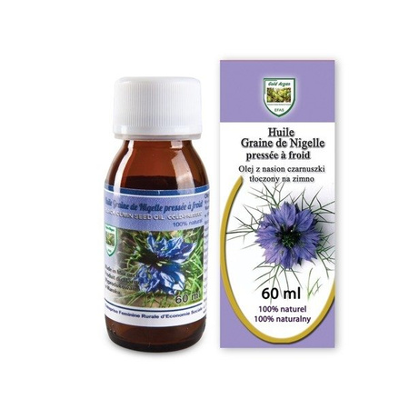 Maroko Czarnuszka Olej Z Nasion Czarnuszki Spożywczy 60 ml
