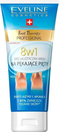 Eveline Foot Therapy 8w1 Specjalistyczny Krem na Pękające Pięty do Stóp 100ml