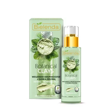 Bielenda Botanical Clays Vegan Serum Z Zielona Glinka  30ml 