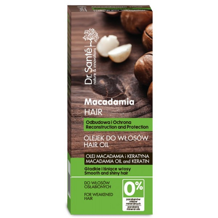 Elfa Pharm Dr. Santé Hair oil Reconstruction and protection Macadamia oil and keratin 50ml